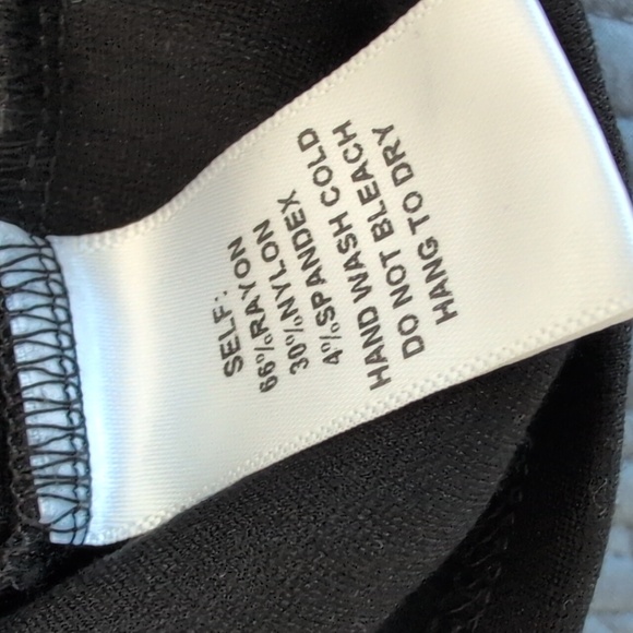 Lulu's Plunge Black Stretch Cocktail Date Dress Size Medium - Picture 6 of 7